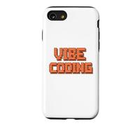Vibe Coding Retro Pixel Tee Funny Programmer Developer AI Case for iPhone SE (2020) / 7/8