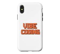 Vibe Coding Retro Pixel Tee Funny Programmer Developer AI Case for iPhone X/XS