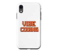Vibe Coding Retro Pixel Tee Funny Programmer Developer AI Case for iPhone XR