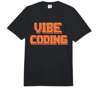 Vibe Coding Retro Pixel Tee Funny Programmer Developer AI Comfort Colors Adult Heavyweight T-Shirt