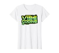 Vibe Coding Value Graphic T-Shirt, Women, White, XS