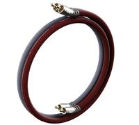 VIBE CVEN 1m Triple Screen High Definition OFC Copper RCA Cable with Gold Plated Angled Plugs
