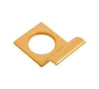 Vibe Cylinder Pull Square on BGA, Front Door Pull for Use on Doors for Security, Cylinder Lock with Curved Finger Grip, Latch Pull, Front Door Handle for Cylinder Locks