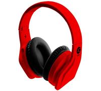 Vibe FLI Over-Ear Headphones with In-Line Microphone - Red
