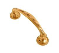 VIBE Georgian Bow Handle 175mm on Brass Pull Handle on Brass for Internal Doors
