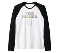 Vibe Higher Crystal High Vibration Raglan Baseball Tee
