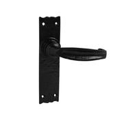 VIBE Isabella 38x155mm Lever Latch on Black Antique Door Handle Isabella Lever on Black Antique for Internal Doors