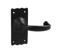VIBE Merlin 51x115mm Lever Latch on Black Antique Door Handle Merlin Lever Latch on Black Antique for Internal Doors