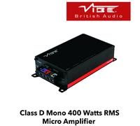 VIBE POWERBOX 400.1M-V7 - Class D Mono 400 Watts RMS Micro Amplifier