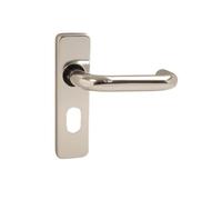 VIBE Round Bar Lever Oval on Satin Anodised Aluminium Door Handle Round Bar Lever Oval on Satin Anodised Aluminium for Internal Doors