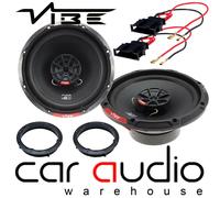 Vibe SLICK 6 480 Watts 2 Way Rear Door Car Speakers Kit fit VW Polo 6C-14 on MK5