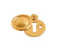 Vibe Victorian Escutcheon Covered 32mm on Brass for Internal Doors for Security and Protection from Key Damage