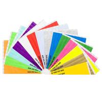 VibeBands Tyvek Wristbands Custom Printed Waterproof, Tear-Resistant Event Wristbands for Parties, Events, Festivals, Crowd Management