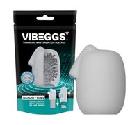 VIBEGGS Naughty Nubs - Vibrating Egg Massager (White)