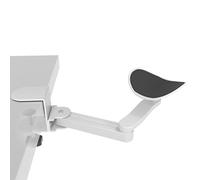 VibeNest Ergonomic Desk Arm/Elbow Support - Foldable Rotating Elbow Support for Computer Desk, Office & Gaming Comfort (White)