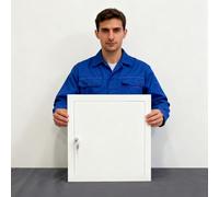 Vibeo Access Panel Locking Access Panel 6 10 12 16 18 20 24 in, Plumbing/Attic Access Hatch Door Flush Mount, Flat Waterproof Wall Hole Cover Plate Outdoor(15x20cm/6x8in)