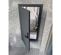 Vibeo HVAC Access Hatch with Handle & Key, Soundproof Drywall Inspection Cover Flush, Large Attic Access Door Plate for Residential, Loft, Hallway(Gray,16x30in(40.64x76.2cm))