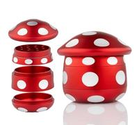 Viberium Metal Grinder 1.8 Inch - Herb Grinder, 4 Piece Grinders, Crusher