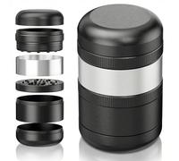 Viberium Metal Grinder 2.3 Inch - Herb Grinder, 4 Piece Grinders, Crusher