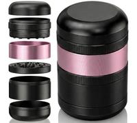 Viberium Metal Grinder 2.3 Inch - Herb Grinder, 4 Piece Grinders, Crusher