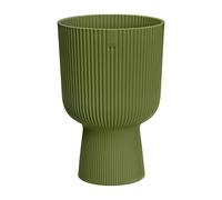 Vibes Fold Coupe 30cm - Fern Green Indoor Flowerpot on Pedestal