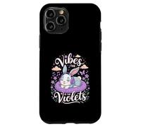 Vibes In The Violets Bunny Music Art Case for iPhone 11 Pro