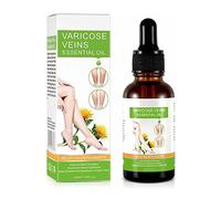 Vibeskin Body Care Essential Oil Ampoule Remove Varicose Veins & Swollen,Varicose Veins Treatment for Legs,Varicose Vein Soothing Leg Oil,Relief Tired and Heavy Legs (1PC)