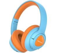 VibeTune Kids Bluetooth Headphones, 60H Playtime, Volume Limited 85/94dB, Bluetooth 5.4, Type-C Fast Charging, Foldable Wireless Headphones for Kids, Toddler Headsets with HD Mic (Blue)
