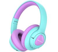 VibeTune Kids Bluetooth Headphones, 60H Playtime, Volume Limited 85/94dB, Bluetooth 5.4, Type-C Fast Charging, Foldable Wireless Headphones for Kids, Toddler Headsets with HD Mic (Purple)