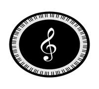 Vibhgtf Drum Mab Round Drum Mat, Round Soundproof Percussion Mat | Printed Electronic Drum Mat, for 140cm/55.12" Drum