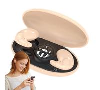 Vibhgtf Flat Wireless Headphones | Noise in Earbuds Intra--EAR - Wireless Touch Control Headphones consulted to sleep with the microphone lying on its side, when lying on