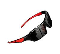 Vibhgtf Gafas De Sol Polarizadas Hombre - Total Protection | Ligeras Y Cómodas Para Conducir, Pescar, Correr, Cycling, Deportes Al Aire Libre, Estilo Modern, Casual Diary Verano, Black Red, Fare
