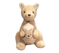 Vibhgtf Stuffed Animal Pillow - Cuddle Animals Pillow, 9 Inch Plush Mommy Kangaroo With kids Stuffed, Soft Kangaroo For Thanksgiving Christmas Birthday And Party Decoration