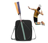 Vibhgtf Tennis Bag, Tennis Racket Bag | Multifunctional Shoulder Badminton Bag, Large Capacity Carry Bags, Unisex Racket Bag for Outdoor Fitness Travel