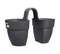 Vibia Campana Flower Twin 21CM Anthracite Planter