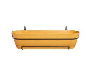 Vibia Campana Trough 70cm Honey Yellow Balcony Planter with Smart Watering