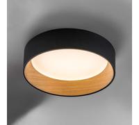 Vibia Duo 4870 LED ceiling light, graphite