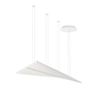 Vibia LED pendant light RHYTHM, white, 189 x 47 cm 927 dimmable