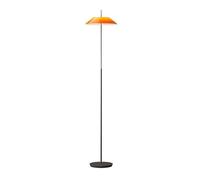 Vibia Mayfair Floor Lamp Glossy Orange & Black