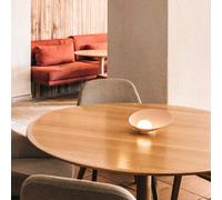 Vibia Musa 7402 LED table lamp lying, salmon