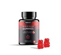 VIBIDO 500mg Gummy | Stronger | Longer | Harder | Performance | Extra Strength Enhancing Gummies, Stamina Endurance Booster Supplement for Men | 10 Ginseng Gummy