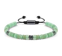 VIBILIA Beaded Bracelets for Men Women Natural Stone Stretch Adjustable Bracelets Unique Gifts for Father Son Grandfather Brother Friend, 7.1, no gemstone