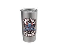 Vibing with My Demons Stainless Steel Insulated Tumbler