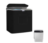 Vibiubo Twin Tub Washing Machine Cover for 20lbs Portable Mini Compact Washer Machine,Waterproof, Sun-Proof, Extend their Service Life, Zipper Design for Easy Use (26"W×17"D×29.5"H)
