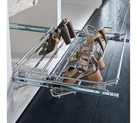 Vibo Wardrobe Pull Out Shoe Rack Width Adjustable 564-1000 mm Full Extension