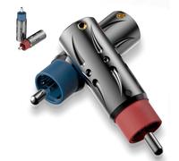 Viborg 4Pcs Rca Plug Solder Pure Copper Silver Plated Male Rca Connector For Cables Up To 8.5mm