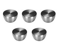 VIBORG (5 Pieces) Solid SUS304 Stainless Steel Modern Kitchen Cabinet Cupboard Door Handle Knob Pull Wardrobe Dresser Drawer Handles and Knobs Pulls SV340