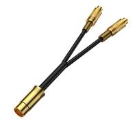 Viborg 5 Pin Male DIN Stereo Audio Cable with 2 RCA Female Phono Plugs. This Cable is suitable for connecting various audio sources to B&O Naim Quad or similar Amplifiers