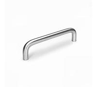 VIBORG 6 Pieces Solid SUS304 Stainless Steel Modern Kitchen Cabinet Cupboard Door Handles Pull Wardrobe Vanity Dresser Drawer Handle Pulls Satini Nickel Brushed (6, Hole-to-Hole: 128mm)