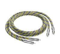 Viborg Audiocrast A52 Hi-End RCA to RCA Audio Cable 6.6FT/2M OFC Silver-Plated 2RCA HiFi Cable for Home Theater, DVD, CD, Amplifier